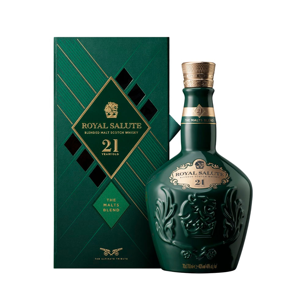 Whisky Royal Salute 21 anos The Malts Blend Escocês - 700 ml - Bar
