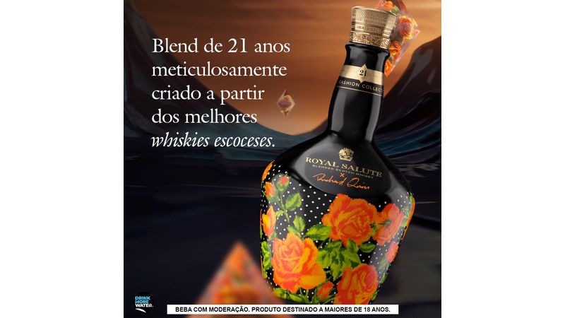 Whisky Royal Salute 21 Anos The Richard Quinn Edition Orange Rose