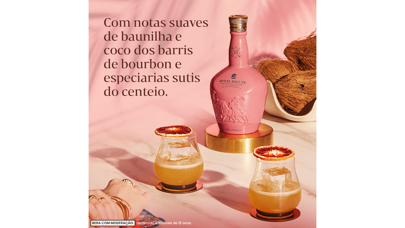Whisky Royal Salute 21 anos The Miami Polo Edition Escocês - 700