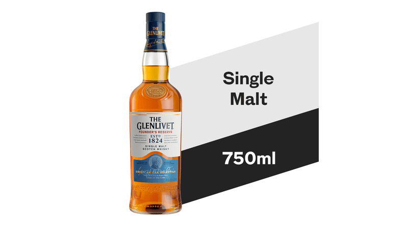 Whisky The Glenlivet Founder's Reserve Single Malt Escocês - 750